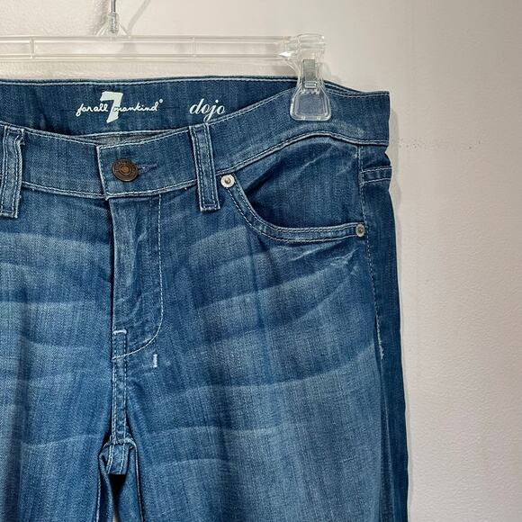 7 For all Mankind Low Rise DOJO Flare Jeans Size 29 - Picture 4 of 9